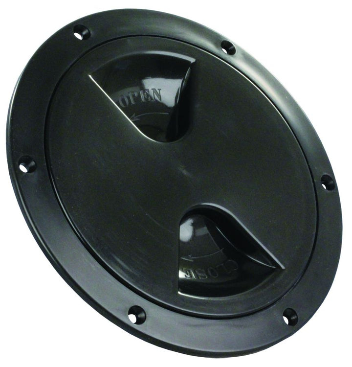 4' ACCESS/DECK PLATE  BK - JR PRODUCTS