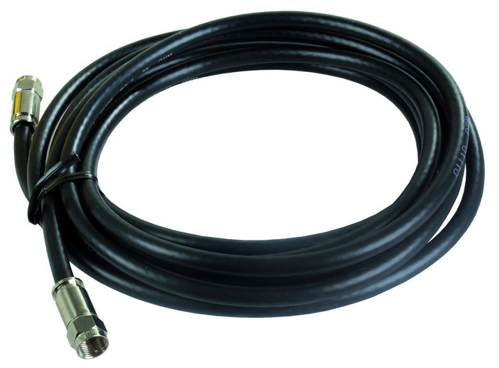 12' RG6 COAX W/COMPRN END - JR PRODUCTS