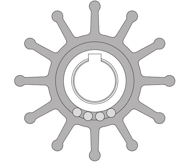 IMPELLER KIT SHERWOOD 09959K MC 97 - JOHNSON PUMP