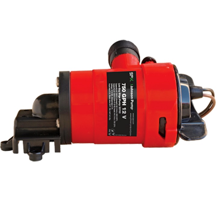 LOW BOY BILGE PUMP  750GPH  12V - JOHNSON PUMP