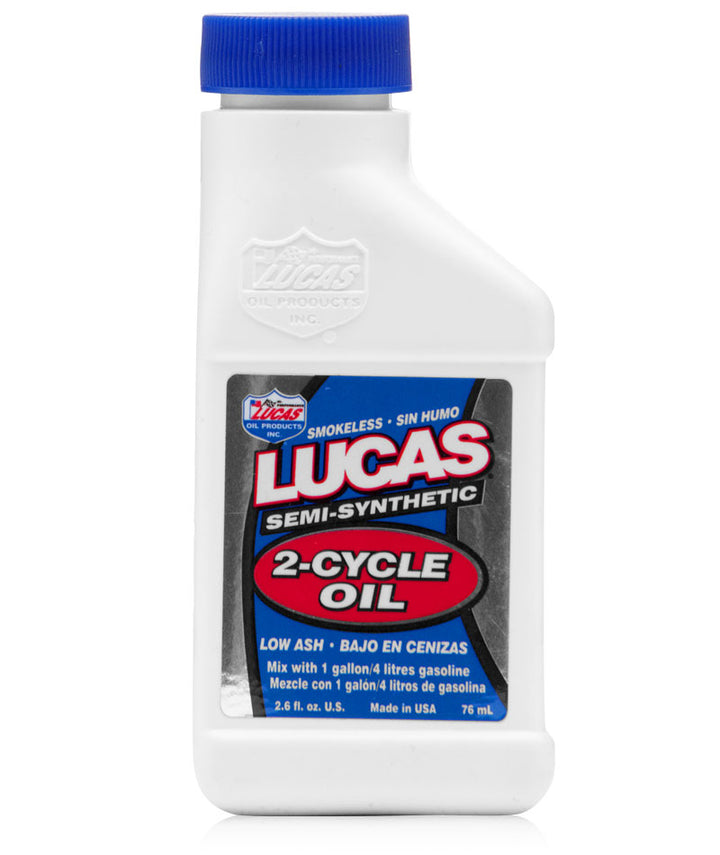 SEMI-SYNTHETIC 2-CYCLE OI - LUCAS OIL