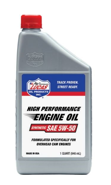 SAE 5W-50 SYNTHETIC MOTOR OIL EACH - LUCAS OIL