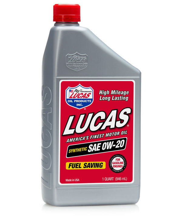 SYNTHETC SAE 0W20 MTR OIL - LUCAS OIL