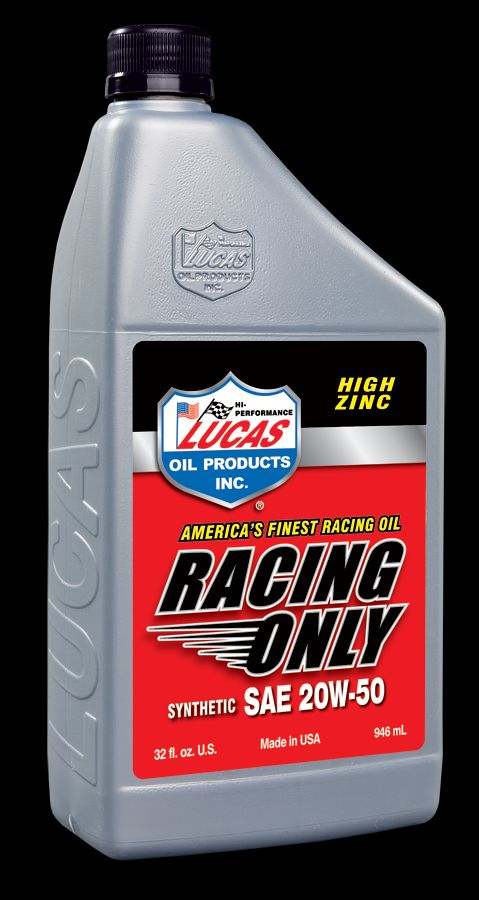 20W-50 SYN RACING OIL - LUCAS OIL