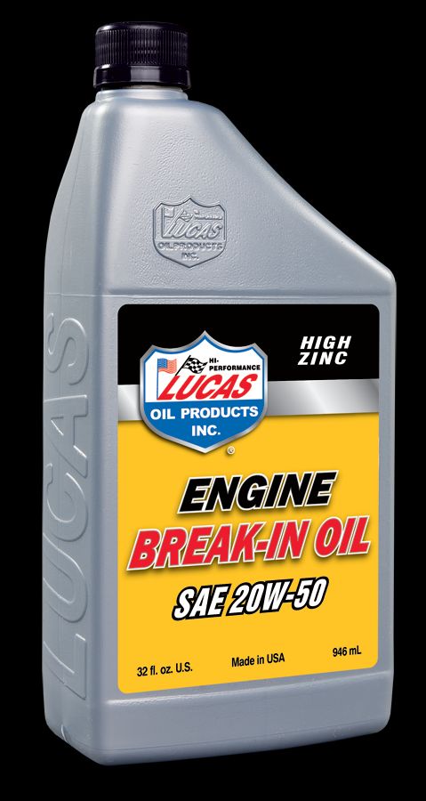 20W50 BREAK-IN OIL - LUCAS OIL