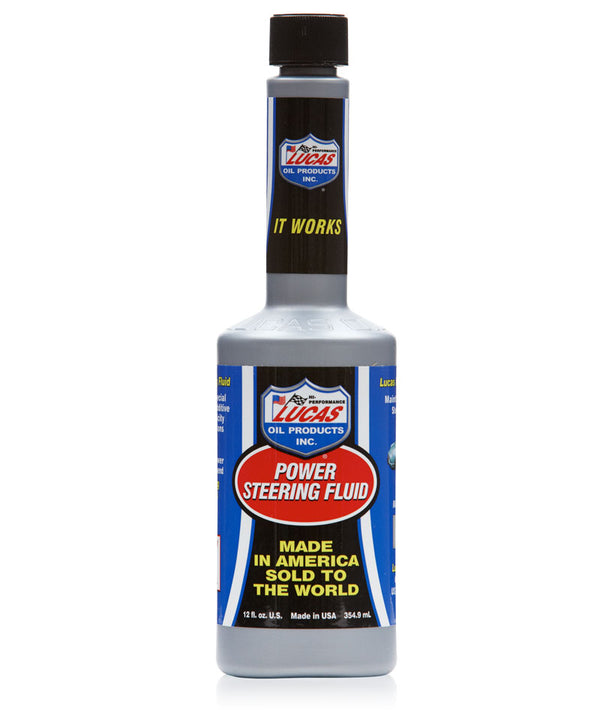 POWER STEERING FLUID 12OZ - LUCAS OIL