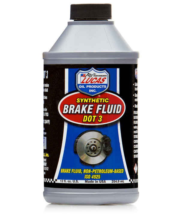 DOT 3 BRAKE FLUID 12OZ - LUCAS OIL