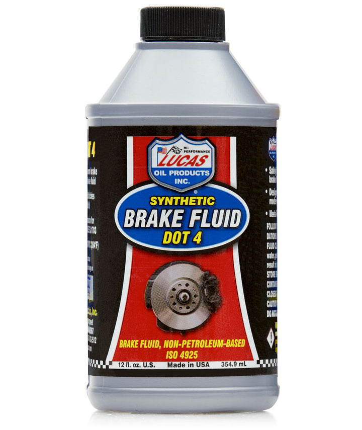 DOT 4 BRAKE FLUID 12OZ - LUCAS OIL