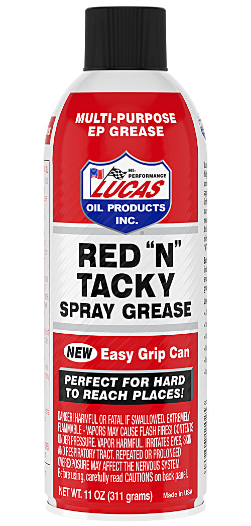 LUCAS OIL RED N TACKY SPRAY GREASE - LUCAS OIL