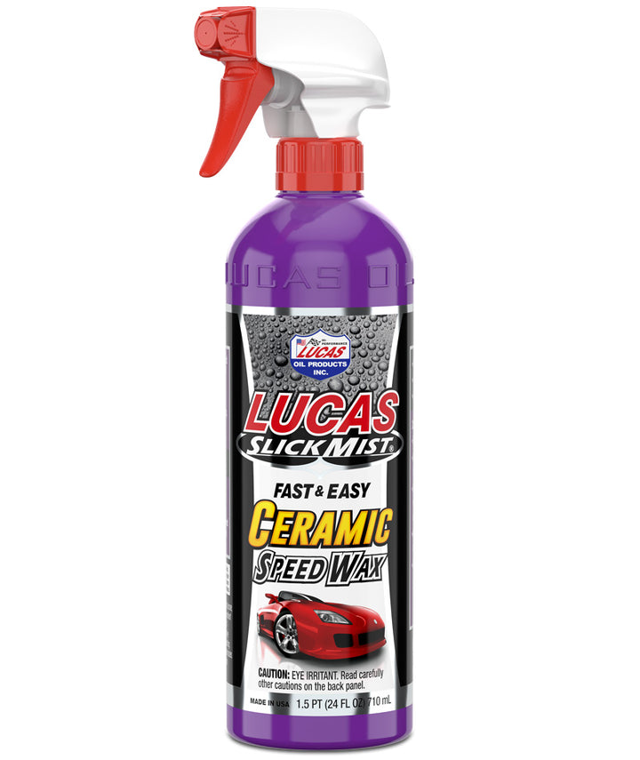 SLICK MIST CERAMIC SPEED WAX/6X1/24 - LUCAS OIL