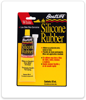 SILICONE 2.8 FL. OZ. TUBE WHITE - LIFE INDUST.