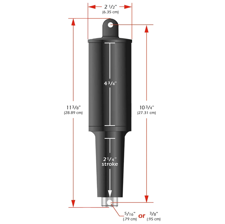 ACTUATOR 2 1/4'STROKE101XD12V5/16 - LENCO