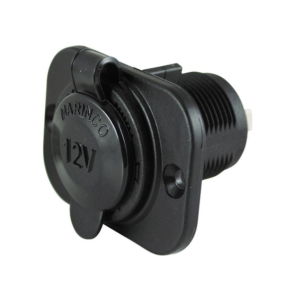 12V RECEPTACLE  BLACK - MARINCO