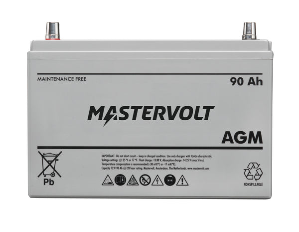 MV 12/90 AH AGM BATTERY - MASTERVOLT