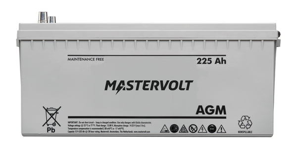 MV 12/225 AH AGM BATTERY - MASTERVOLT