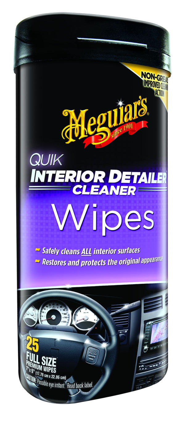 QUIK INT. DETAILER WIPES - MEGUIARS WAX