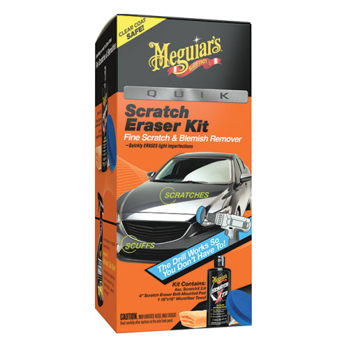 QUIK SCRATCH ERASER KIT - MEGUIARS WAX