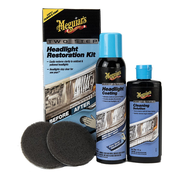 TWO STEP HEADLIGHT RESTOR - MEGUIARS WAX