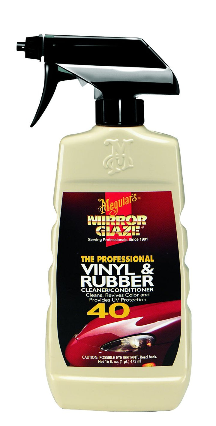 #40 VINYL/RUBBER CLNR16OZ - MEGUIARS WAX