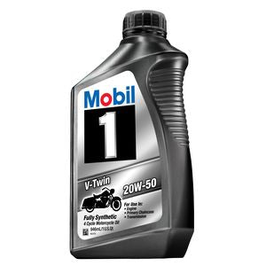 M1 VTWIN 20W50 MC OIL QT - MOBIL