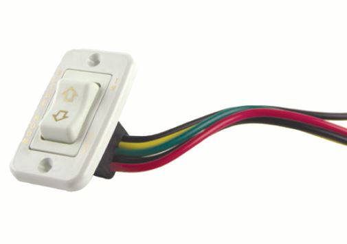 WHITE SLIDE-OUT SWITCH KI - LIPPERT COMP