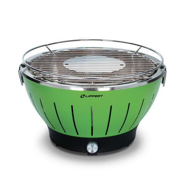 ODYSSEY  PORTABLE GRILL - GREEN - LIPPERT COMP