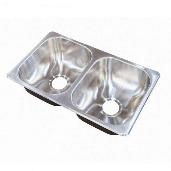 27 X 16 X 7 DBL BOWL SINK - LIPPERT COMP