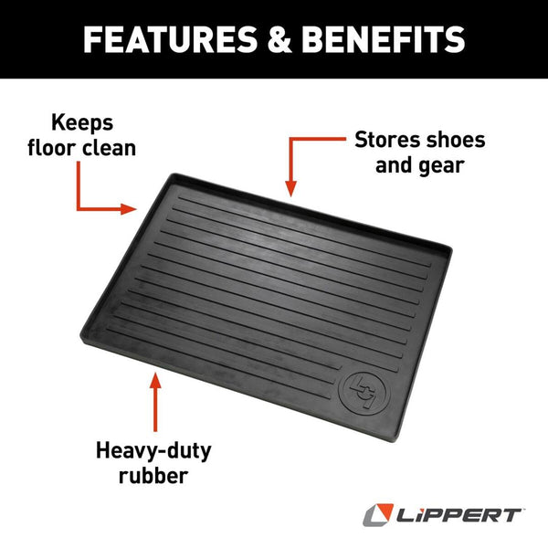 SOLIDSTEP ALLWEATHER FLOORTRAY - LIPPERT COMP