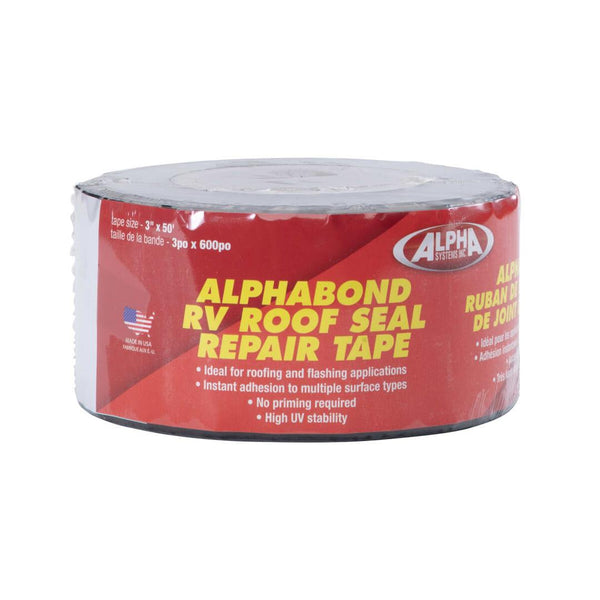 ALPHABOND TPO TAPE 3'X50' BLACK - LIPPERT COMP