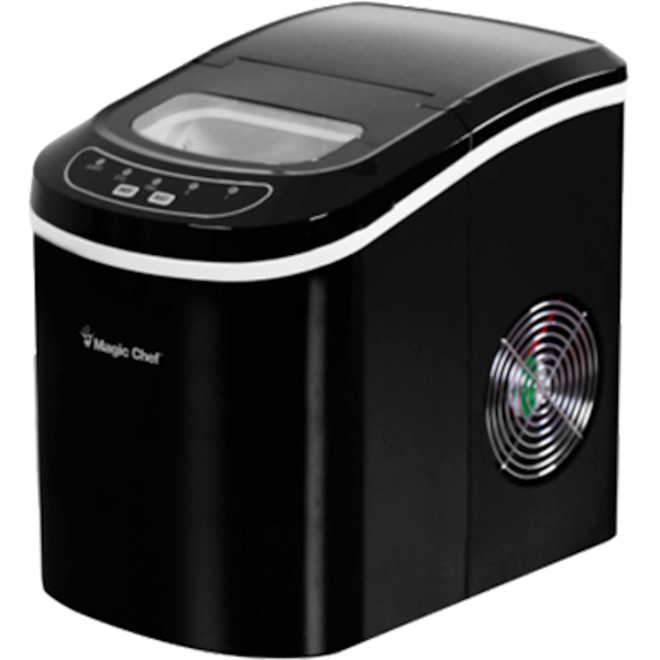 ICE MAKER  27 LBS/DAY  PORTABLE BLK - MAGIC CHEF
