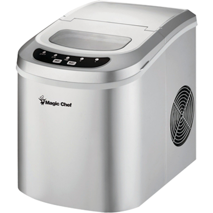 ICE MAKER 27 LBS/DAY PORTABLE SLVR - MAGIC CHEF