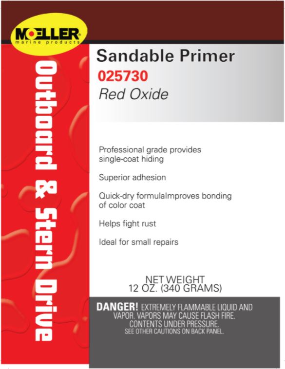 SANDABLE PRIMER RED OXIDE - MOELLER