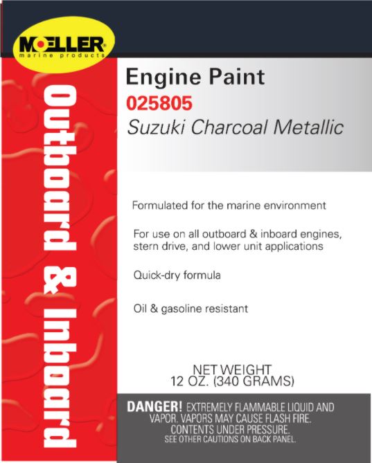 SUZUKI ENGINE 'CHARCOAL METALL - MOELLER