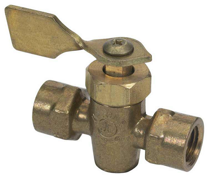 1/4 FNPT M/F BRASS SHUT-OFF - MOELLER