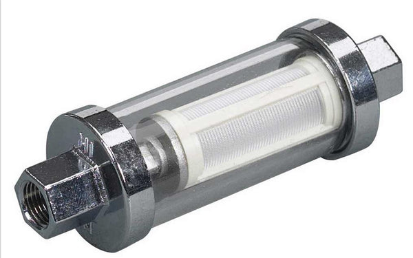 IN LINE CLEAR VIEW FUEL FILTER - MOELLER