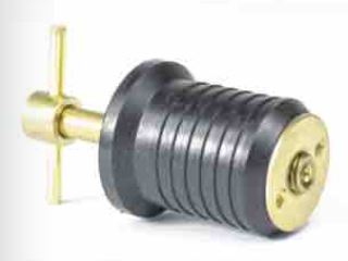 DRAIN PLUG - TWIST TURN BRASS 1' - MOELLER