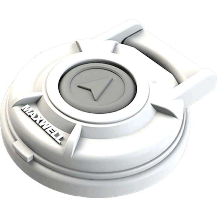 FOOT SWITCH COMPACT COVERED WHITE - MAXWELL