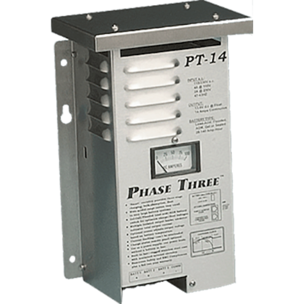 BATT CHGR  PHASE 3  12V 14A  3 BANK - NEWMAR