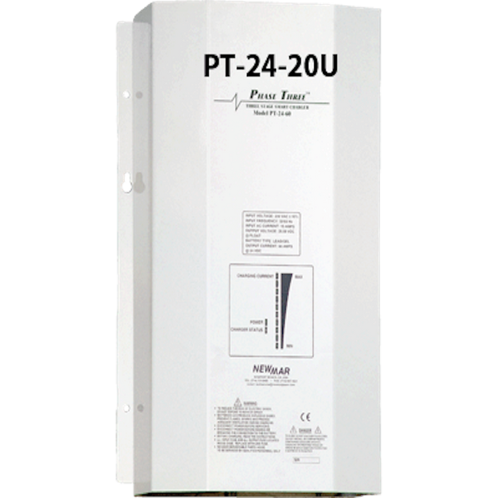 BATT CHGR  PHASE 3  24V 20A  3 BANK - NEWMAR