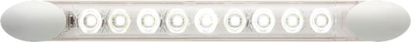 LED 8IN STRIP; 12V; CLEAR;W/OSWITCH - OPTRONICS