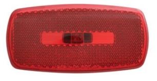 RECT REF/CL/MARK LIGHT T-I RED - OPTRONICS