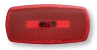 M/C; OVAL;BLK BASE; RED - OPTRONICS