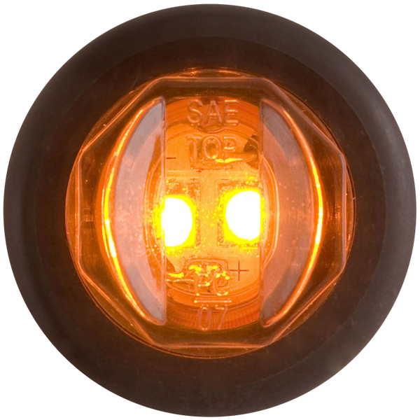 LED UNI-LIGHT W/GROMMET;AMBER - OPTRONICS