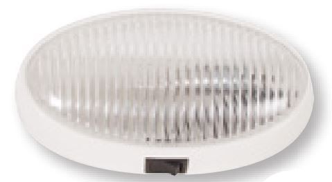 PORCH LIGHT OV W/SWITCH  CLEAR - OPTRONICS