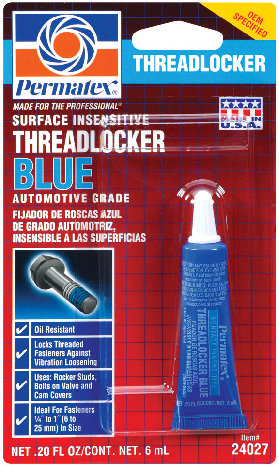 MED THREADLK 243 BLUE 6ML - PERMTX-LOCKT