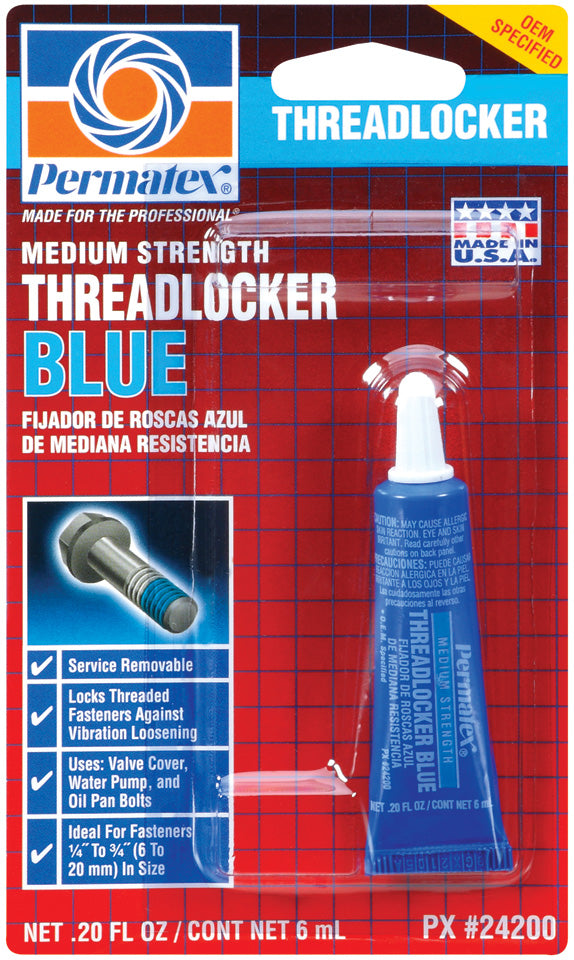 THREADLOCKER 6ML TUBE - PERMTX-LOCKT