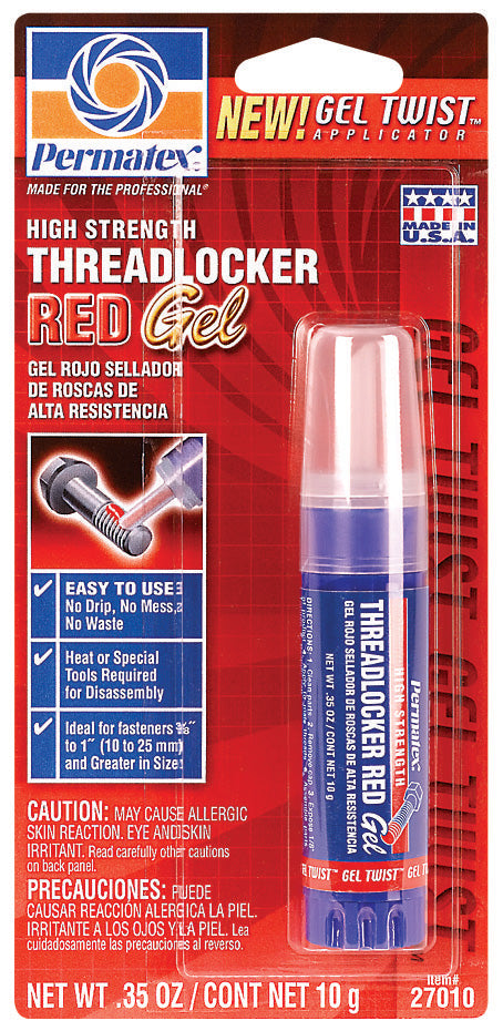 10G THREADLOCKER GEL RED - PERMTX-LOCKT