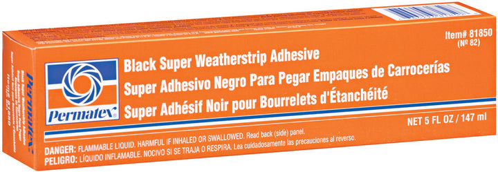 BLK SUPER WEATHERSTRP ADH - PERMTX-LOCKT