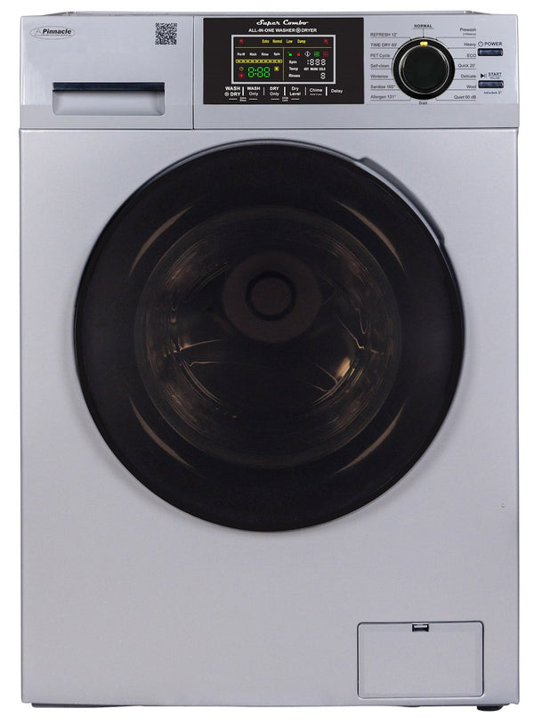 COMBO WASHER DRYER VENTED SILVER - PINNACLE