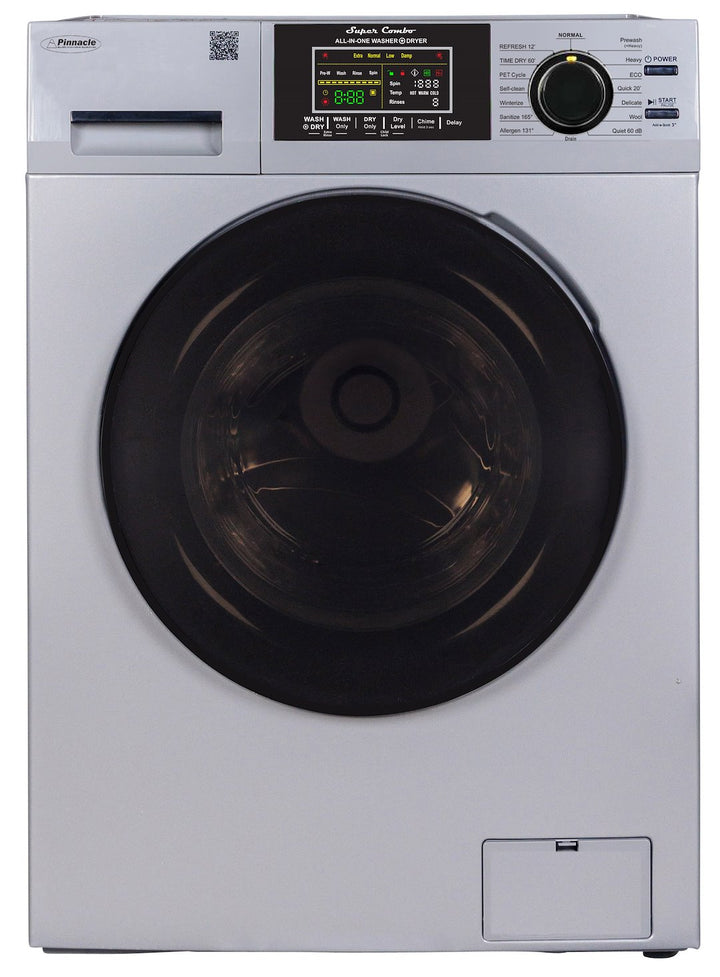 COMBO WASHER DRYER VENTED SILVER - PINNACLE